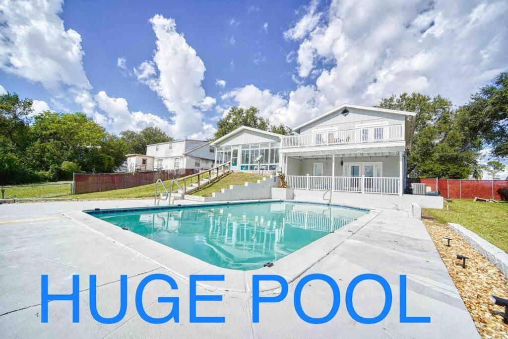 Stylish Lake Home With Huge Pool, Arcade With Ps5,And Theater Just 5 Min From Legoland ウィンターヘイブン エクステリア 写真